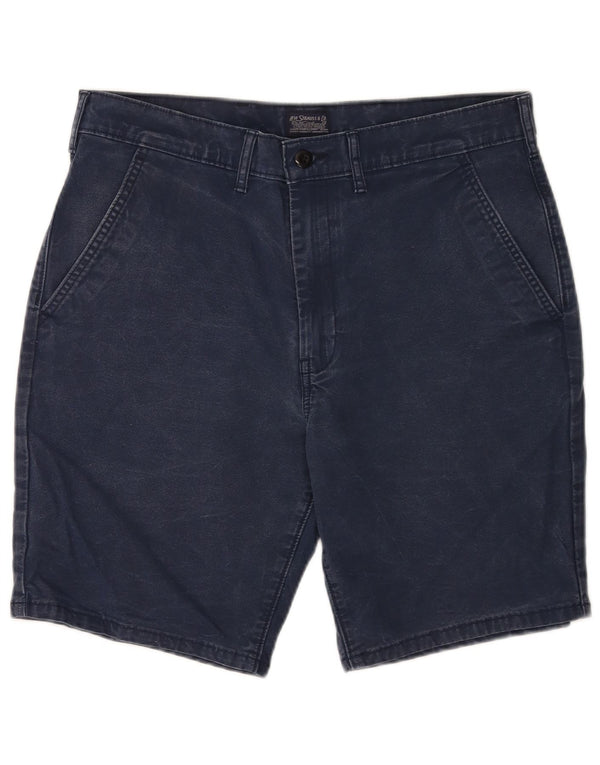 Levi's Mens Chino Shorts W34 Large Navy Blue Cotton