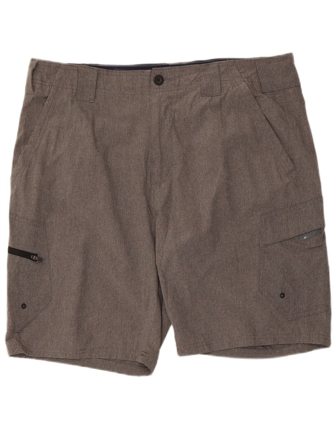Denali Mens Cargo Shorts W36 Large Grey Polyester