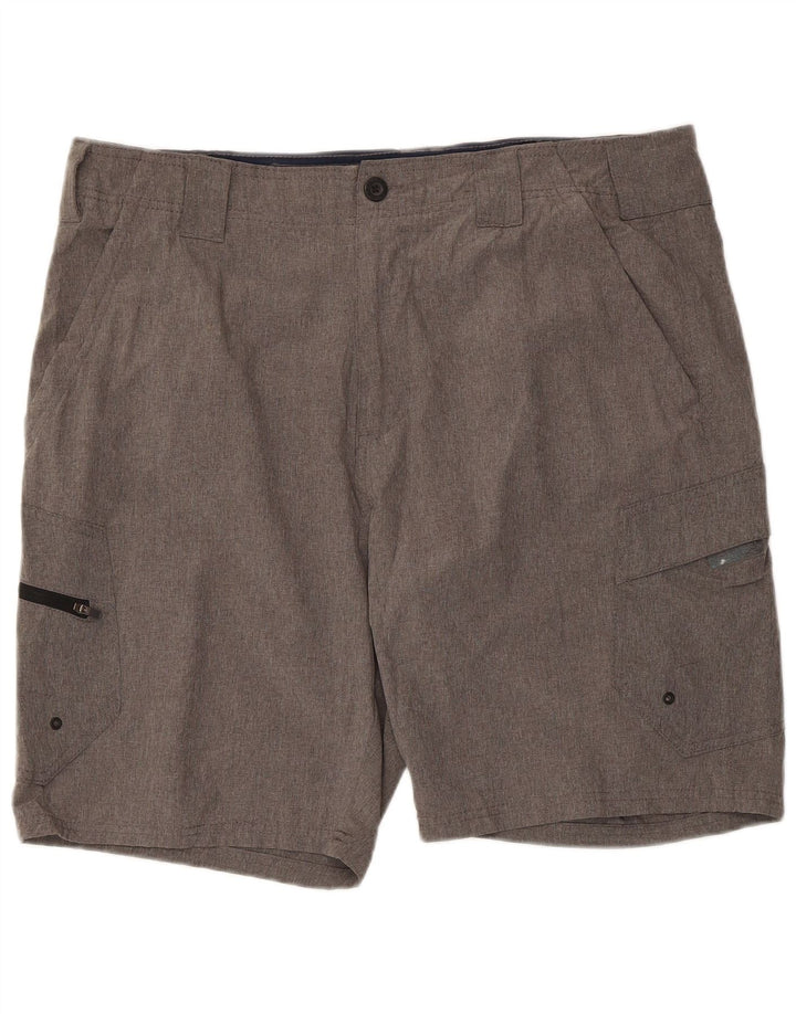 Denali Mens Cargo Shorts W36 Large Grey Polyester