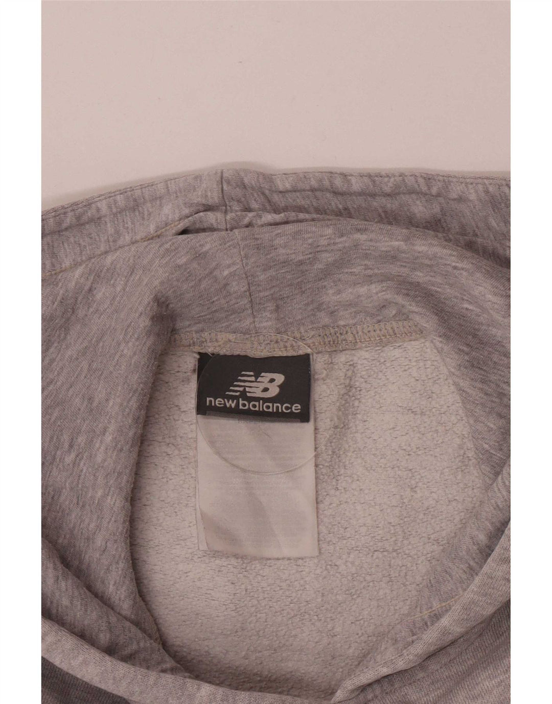 New Balance Mens Graphic Hoodie Jumper Medium Grey Cotton