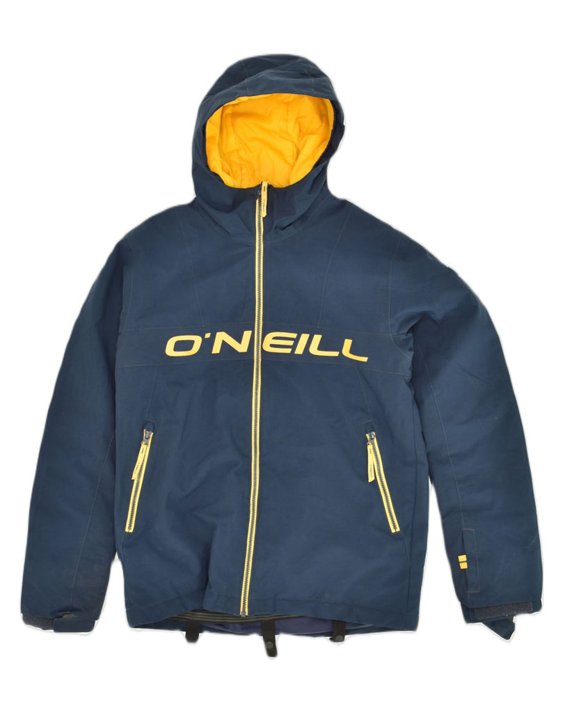 O'NEILL Boys Graphic Hooded Windbreaker Jacket 15-16 Years Navy Blue | Vintage O'Neill | Thrift | Second-Hand O'Neill | Used Clothing | Messina Hembry 