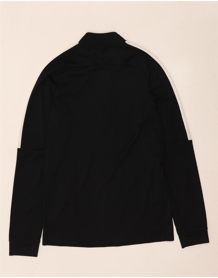 Nike Mens Tracksuit Top Jacket Medium Black Colourblock Polyester