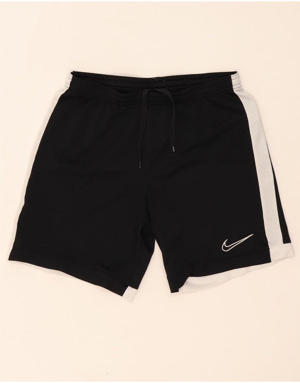 NIKE Mens Dri Fit Sport Shorts Medium  Black Colourblock Polyester