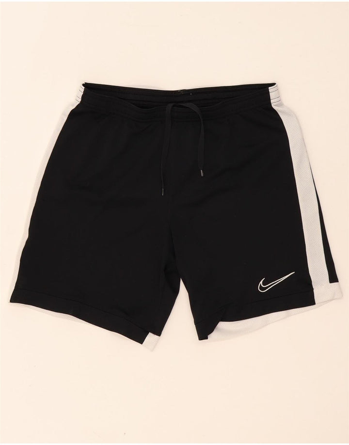 NIKE Mens Dri Fit Sport Shorts Medium  Black Colourblock Polyester