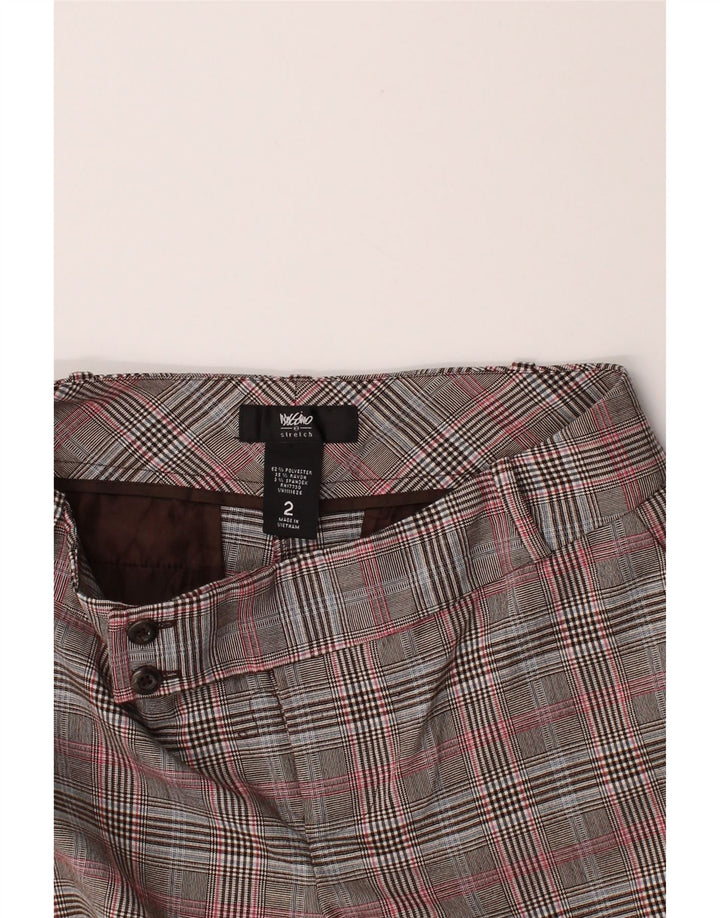 MOSSIMO Womens Chino Shorts US 2 XS W30  Grey Check Polyester Vintage Mossimo and Second-Hand Mossimo from Messina Hembry 