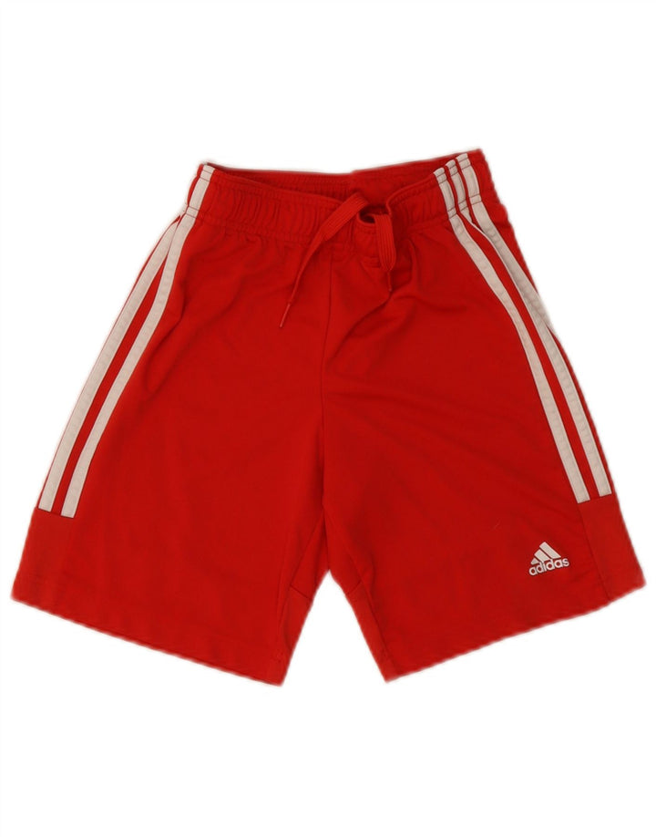 Adidas Boys Aeroready Sport Shorts 9-10 Years  Red Polyester