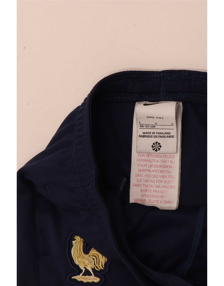 Nike Boys Tracksuit Trousers 6-7 Years Large Navy Blue