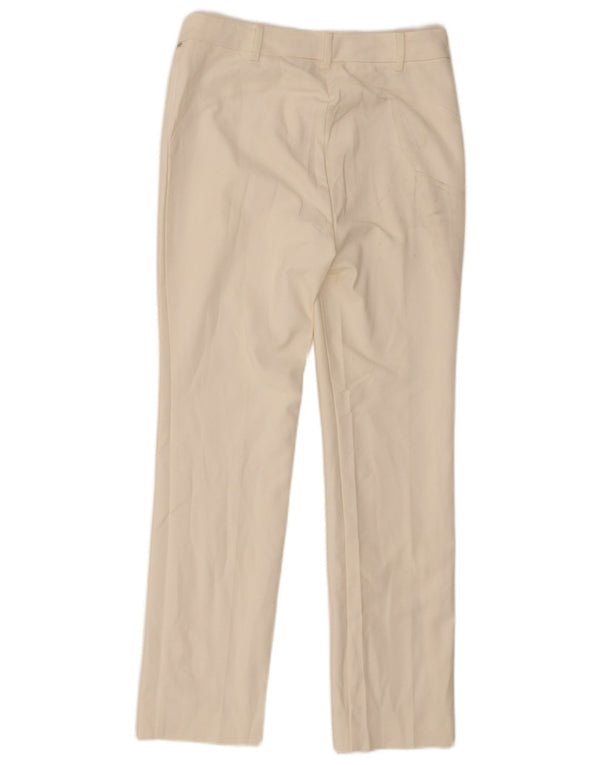 Zara Womens Slim Casual Trousers Medium W28 L29 White Cotton