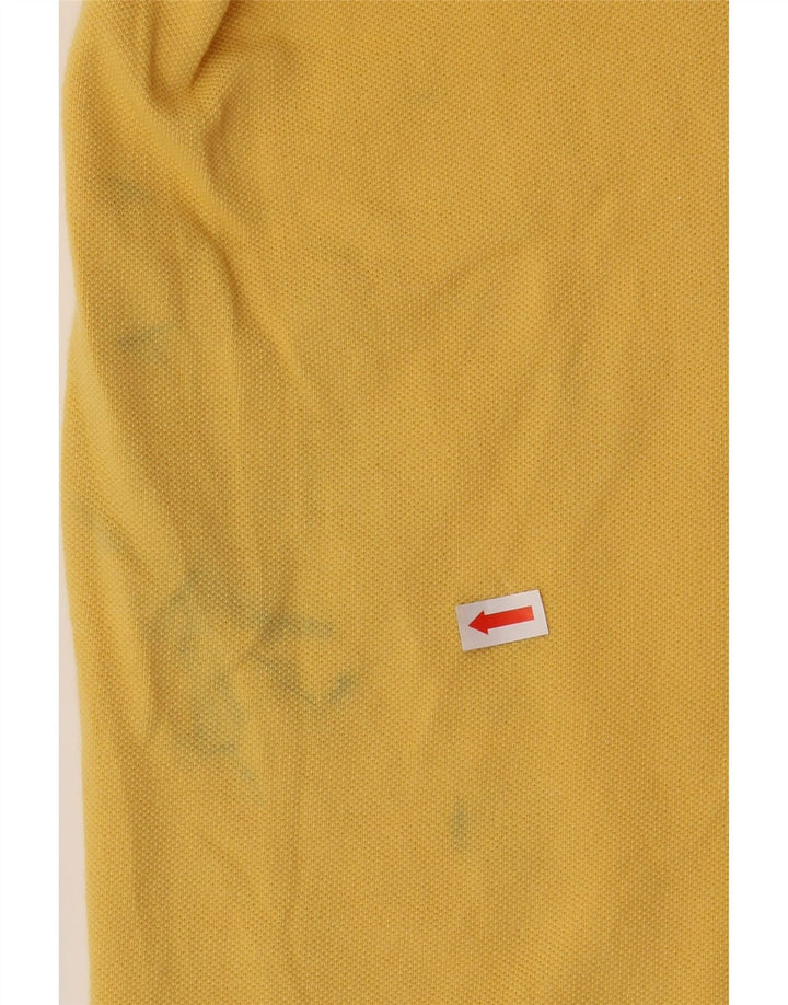 TOMMY HILFIGER Mens Polo Shirt Large Yellow Cotton Vintage Tommy Hilfiger and Second-Hand Tommy Hilfiger from Messina Hembry 