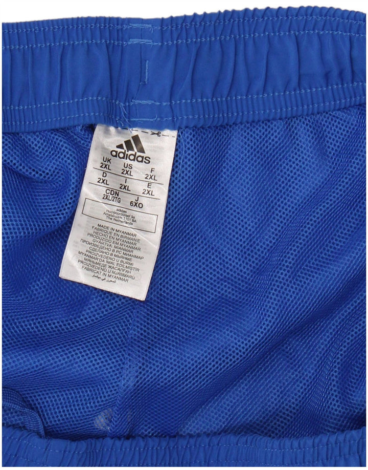 ADIDAS Mens Sport Shorts 2XL  Blue Polyester
