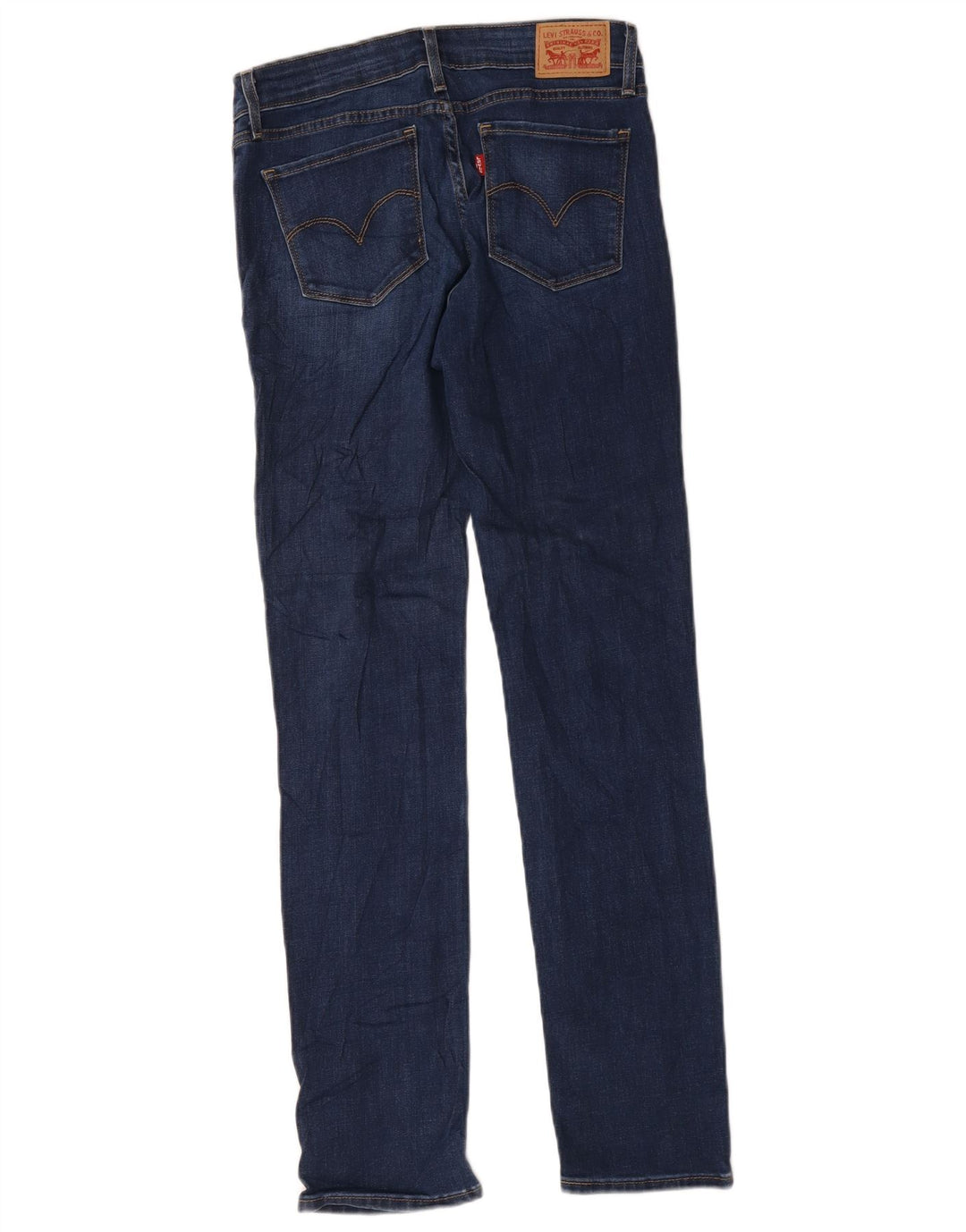 Levi's Womens 712 Slim Jeans W28 L31 Blue Cotton