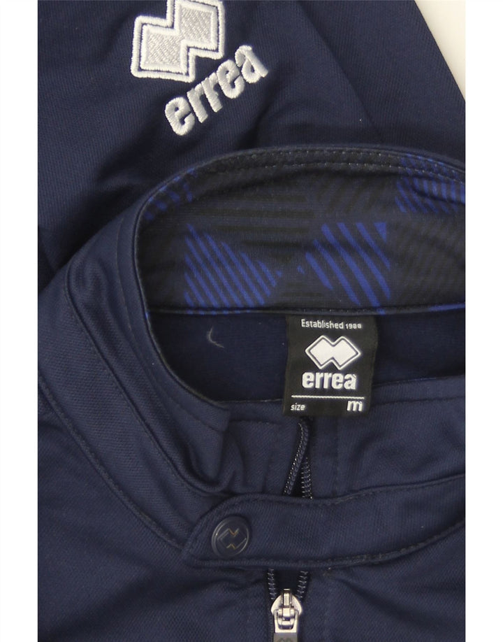 ERREA Mens Graphic Full Tracksuit Medium  Navy Blue Striped