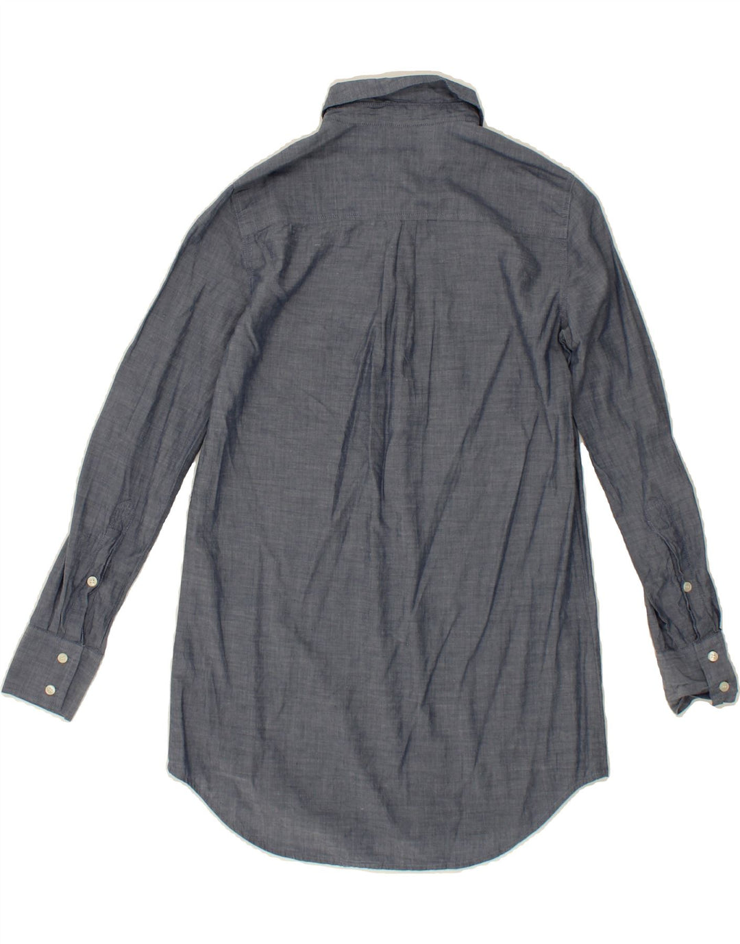 J. CREW Womens Pullover Shirt Dress UK 2 2XS Grey Cotton Vintage J. Crew and Second-Hand J. Crew from Messina Hembry 