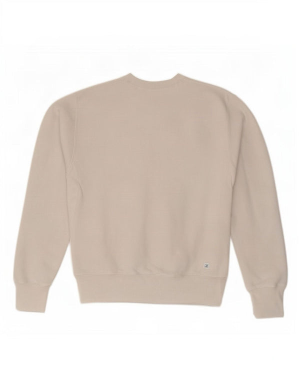 Champion Mens Sweatshirt Jumper Medium White Cotton