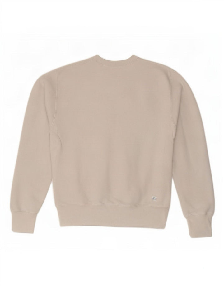 Champion Mens Sweatshirt Jumper Medium White Cotton