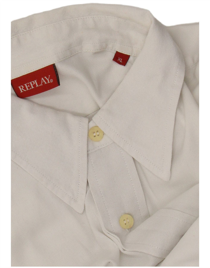 Replay Mens Shirt XL White