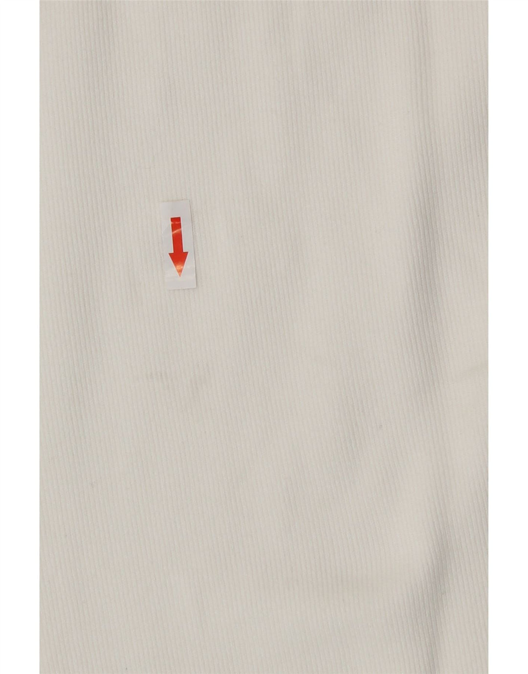 Zara Mens Top Long Sleeve Large White Cotton