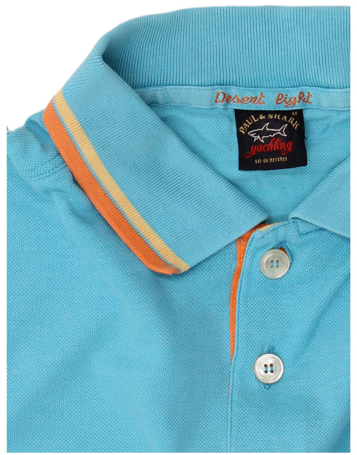 Paul & Shark Mens Polo Shirt Medium Blue