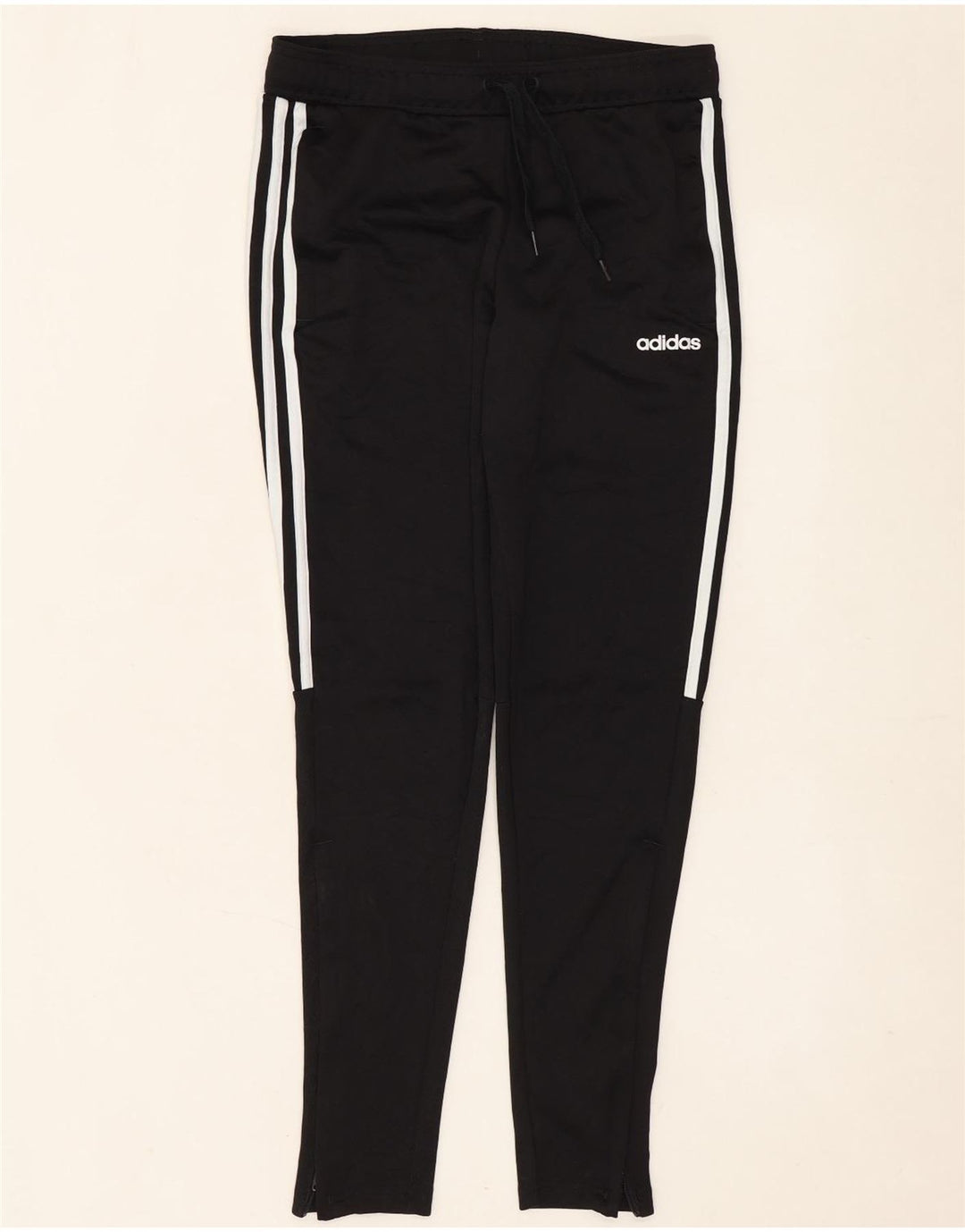 Adidas Womens Tracksuit Trousers UK 8/10 Small  Black Polyester