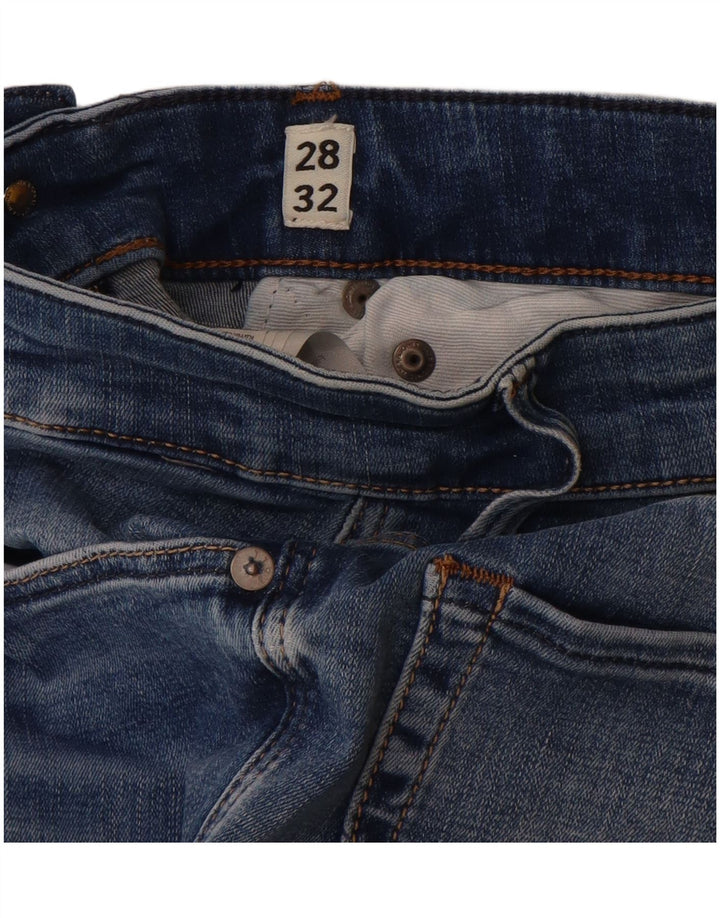 Jack & Jones Mens Slim Jeans  W28 L32 Blue Cotton