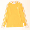 Adidas Mens Top Long Sleeve XS Yellow Cotton
