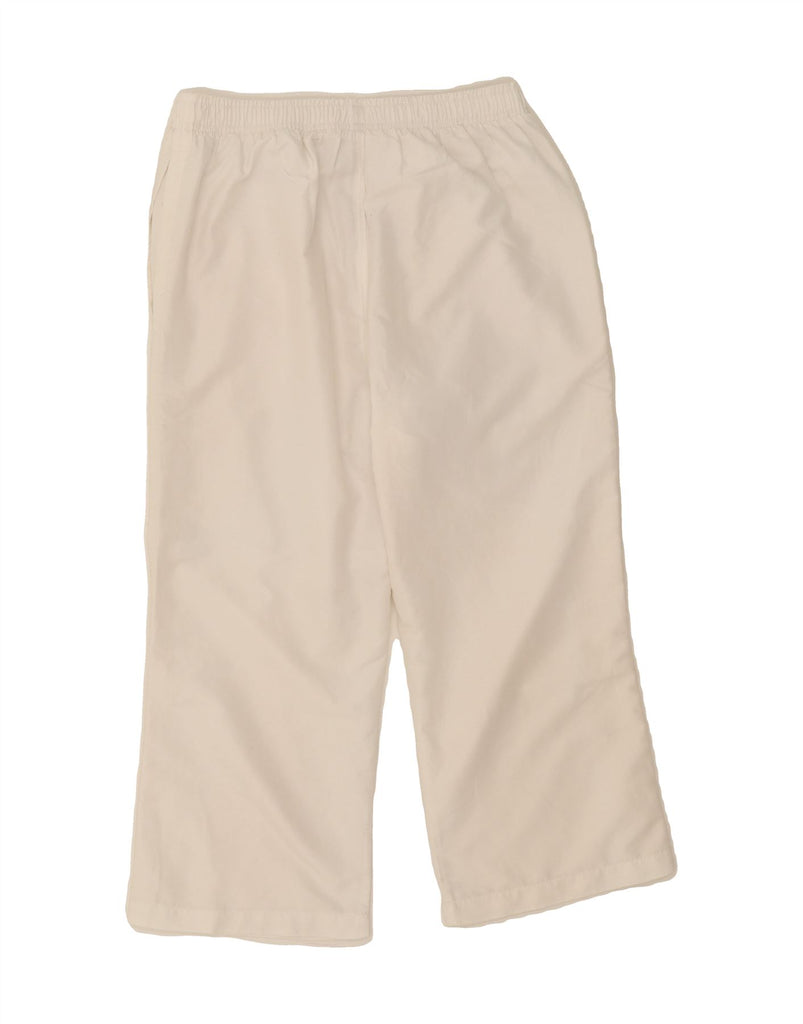 FILA Womens Capri Tracksuit Trousers UK 12 Medium  White Vintage Fila and Second-Hand Fila from Messina Hembry 