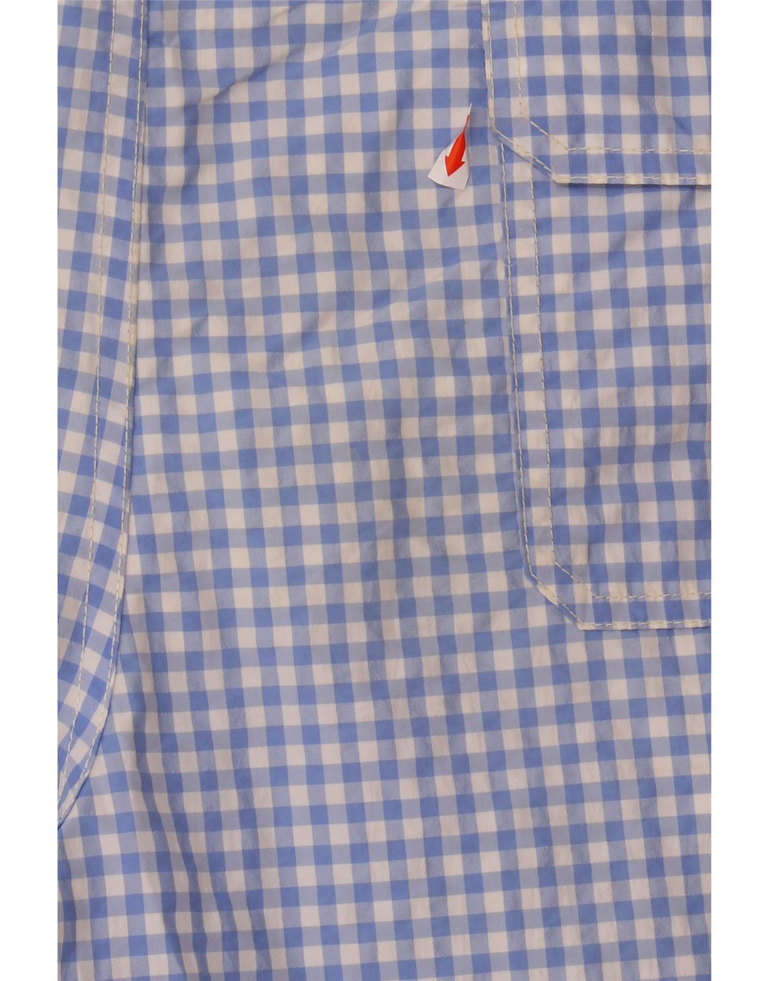 MASSIMO DUTTI Mens Swimming Shorts Large  Blue Gingham Polyester Vintage Massimo Dutti and Second-Hand Massimo Dutti from Messina Hembry 