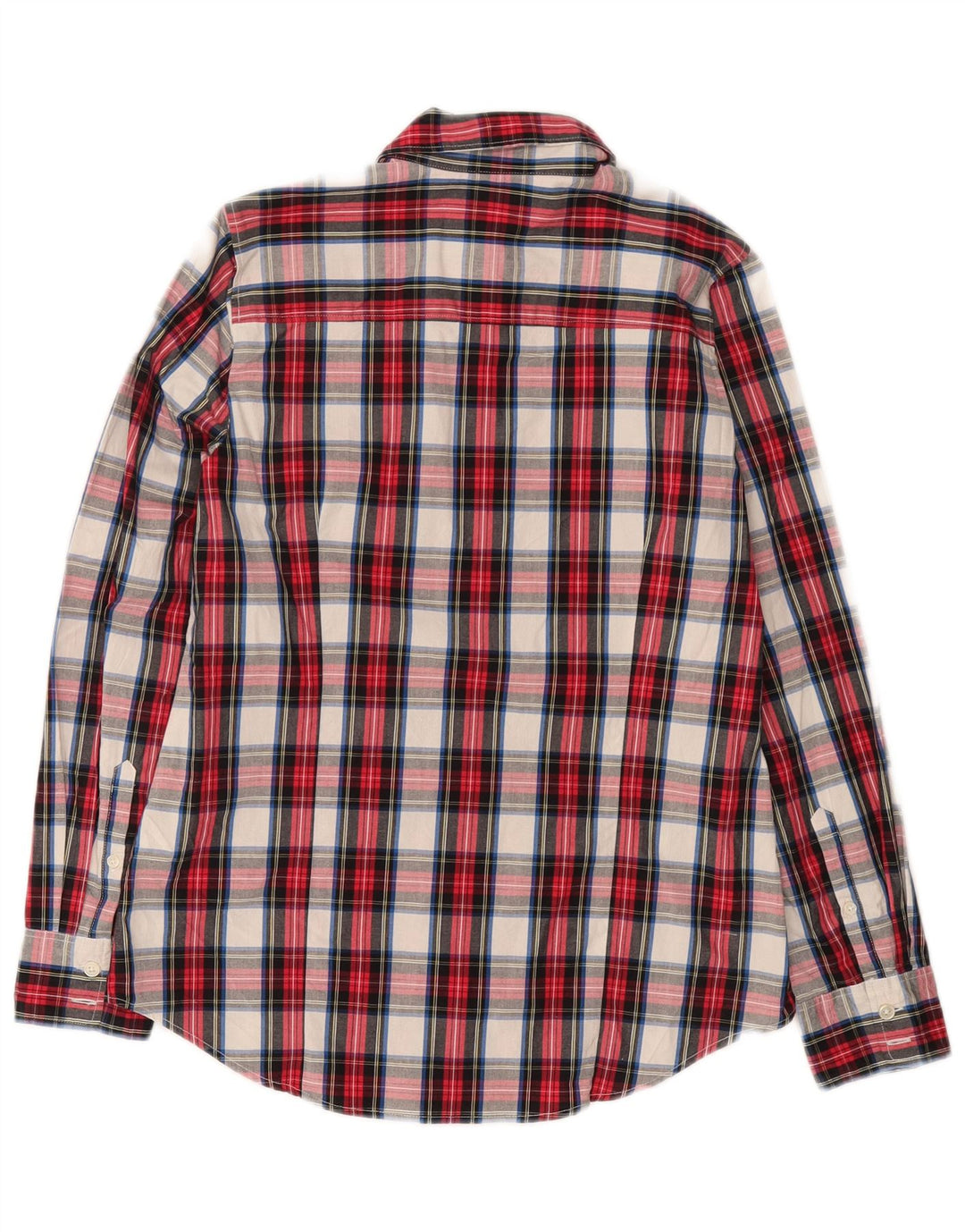 J. Crew Womens Shirt UK 10 Small Red Check Cotton