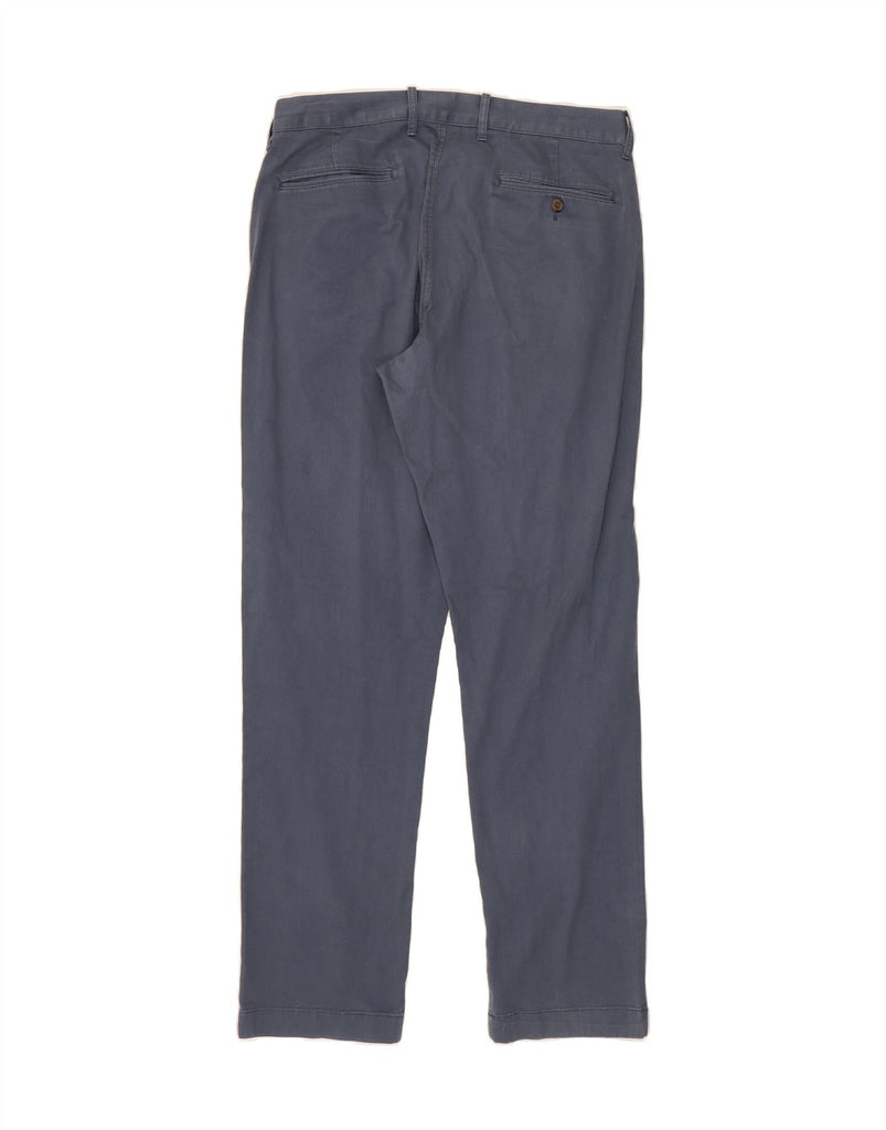J. CREW Mens Mercantile Flex Straight Chino Trousers W34 L34 Navy Blue Vintage J. Crew and Second-Hand J. Crew from Messina Hembry 