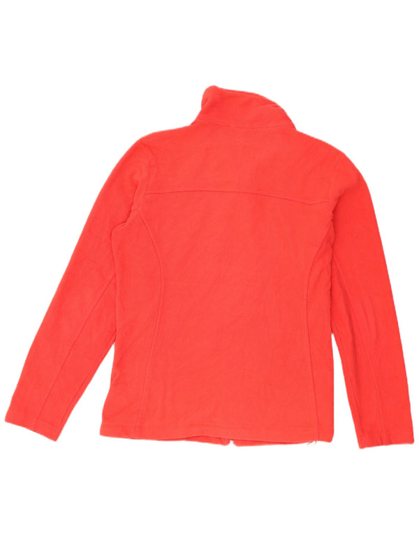 Columbia Womens Fleece Jacket UK 16 Large Red Polyester