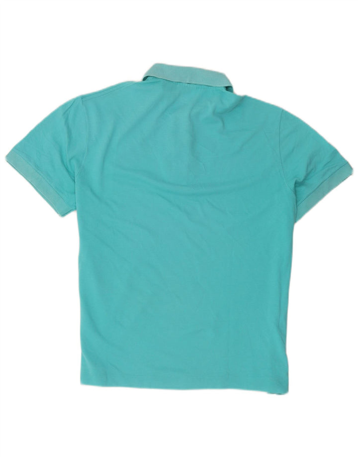 Lacoste Mens Polo Shirt Size 5 Large Turquoise Cotton