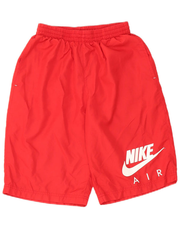 Nike Boys Graphic Sport Shorts 13-14 Years XL Red Polyester