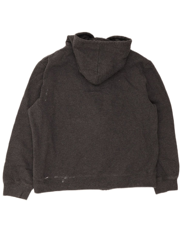 Fila Boys Graphic Zip Hoodie Sweater 15-16 Years Grey Cotton