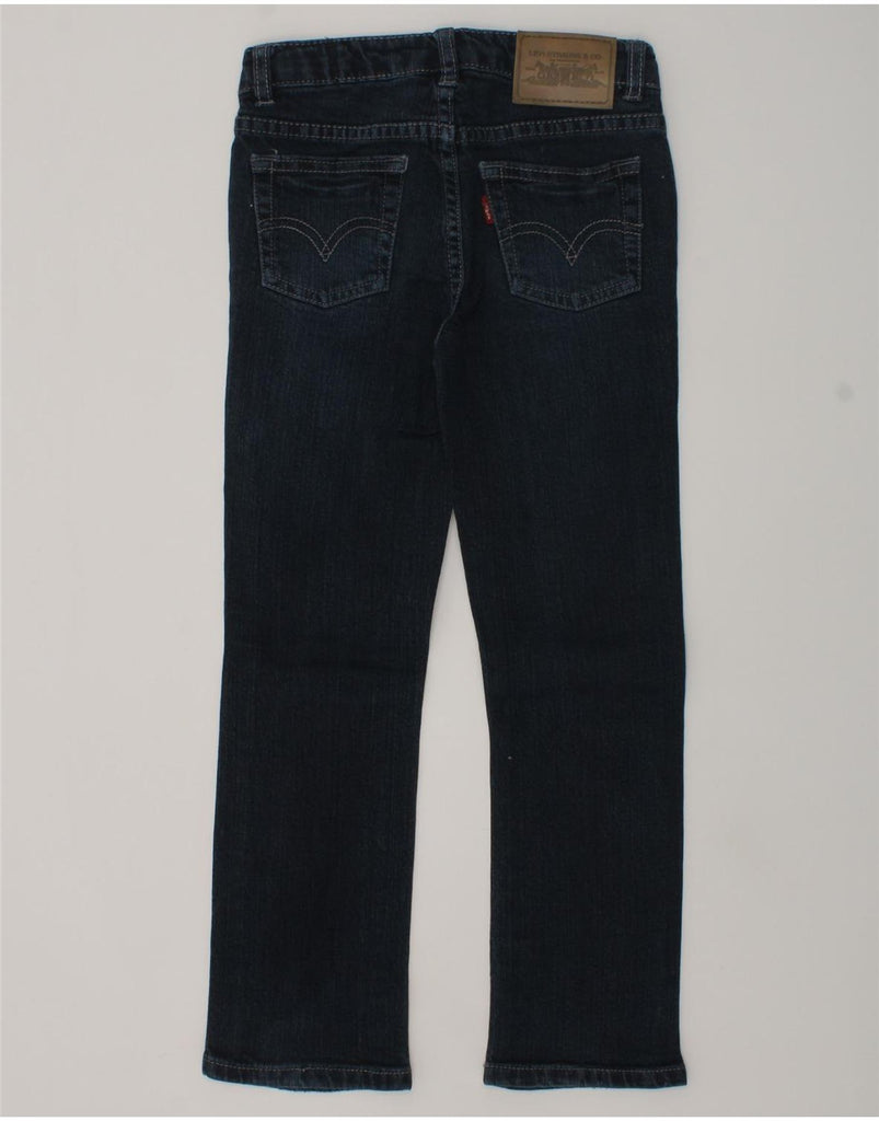 LEVI'S Girls Regular Straight Jeans 5-6 Years W22 L19  Navy Blue Cotton | Vintage Levi's | Thrift | Second-Hand Levi's | Used Clothing | Messina Hembry 