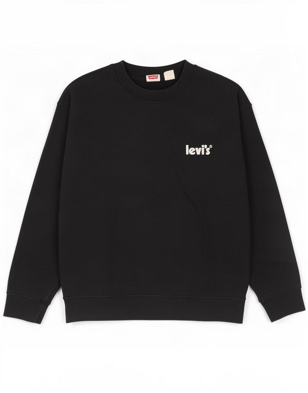 Levi's Mens Sweatshirt Jumper Large Black Cotton