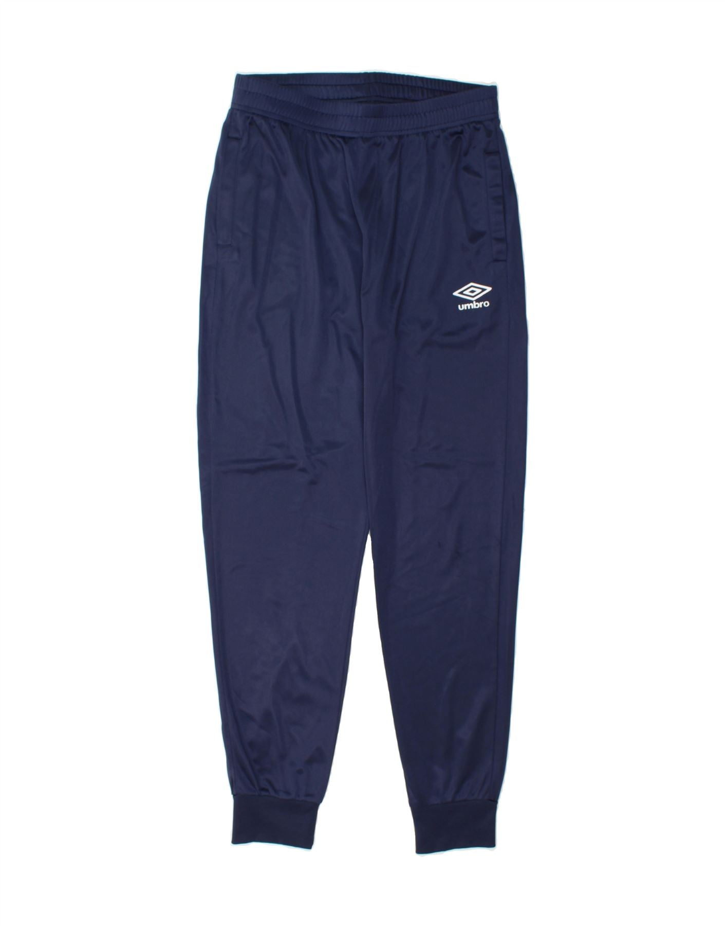 UMBRO Mens Tracksuit Trousers Joggers Small Navy Blue Polyester