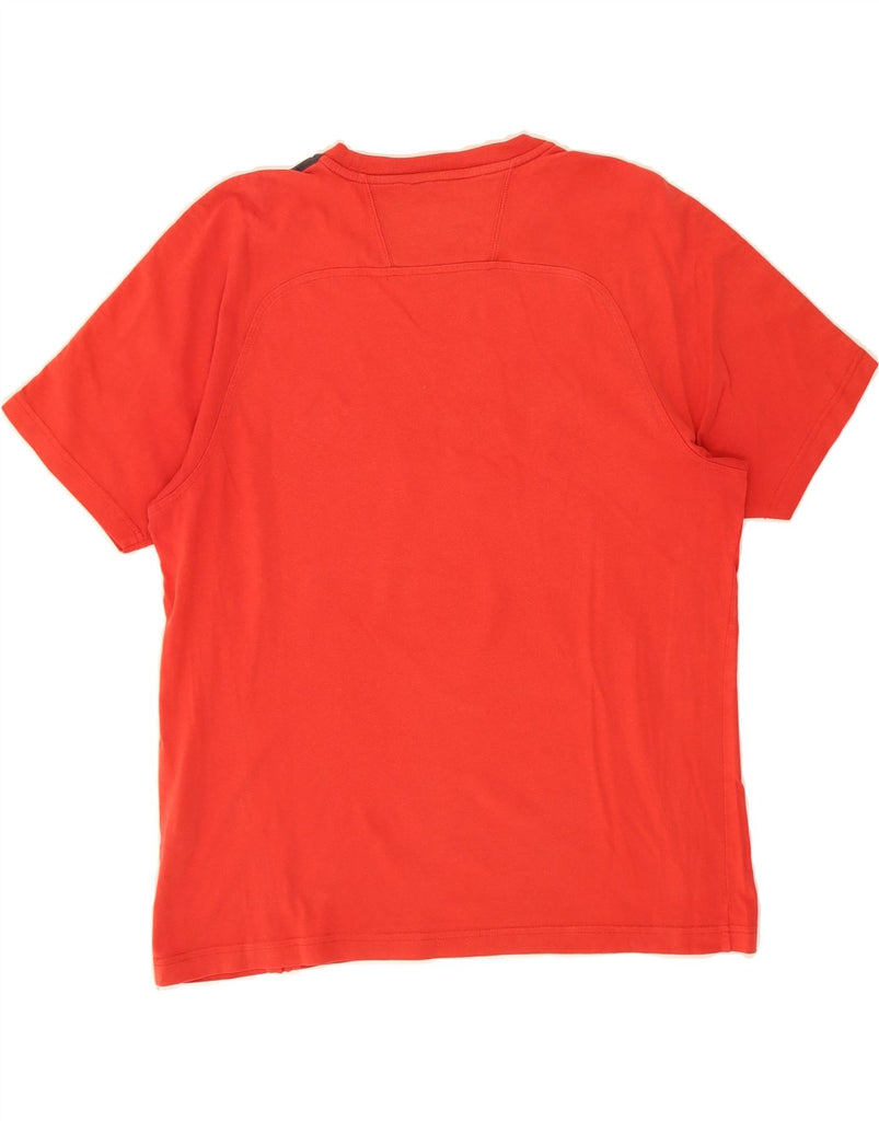 CHAMPION Mens Graphic T-Shirt Top Medium Red Cotton Vintage Champion and Second-Hand Champion from Messina Hembry 