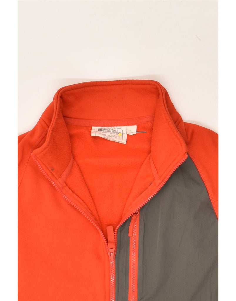 MOUNTAIN WAREHOUSE Mens Tracksuit Top Jacket Medium Orange Colourblock | Vintage Mountain Warehouse | Thrift | Second-Hand Mountain Warehouse | Used Clothing | Messina Hembry 