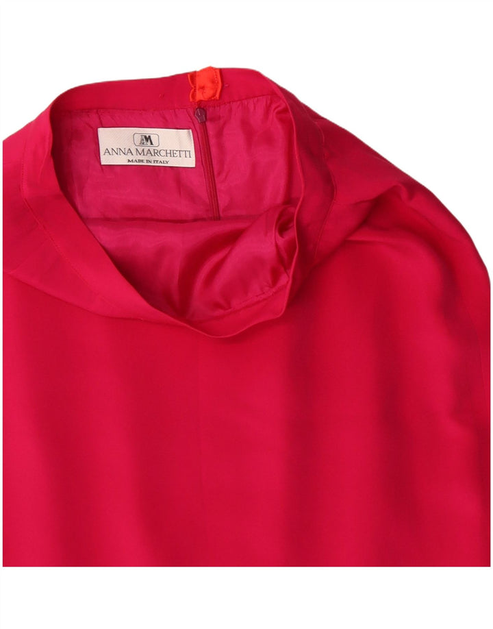 Vintage Womens Pencil Skirt W28 Medium Pink