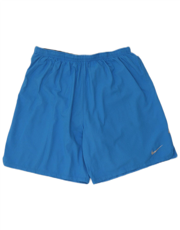 Nike Mens Dri Fit Sport Shorts Large Blue Polyester