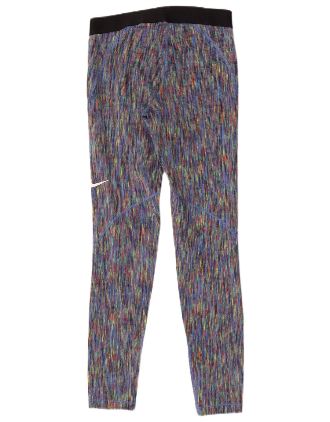 Nike Womens Leggings UK 12 Medium Multicoloured Polyester