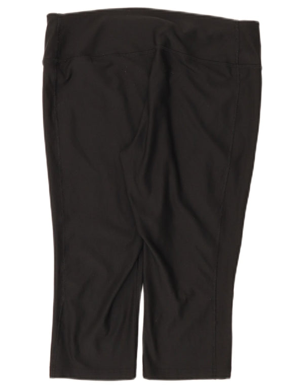 Nike Womens Capri Leggings UK 14 Large Black Polyester Sports
