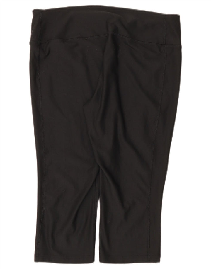 Nike Womens Capri Leggings UK 14 Large Black Polyester Sports