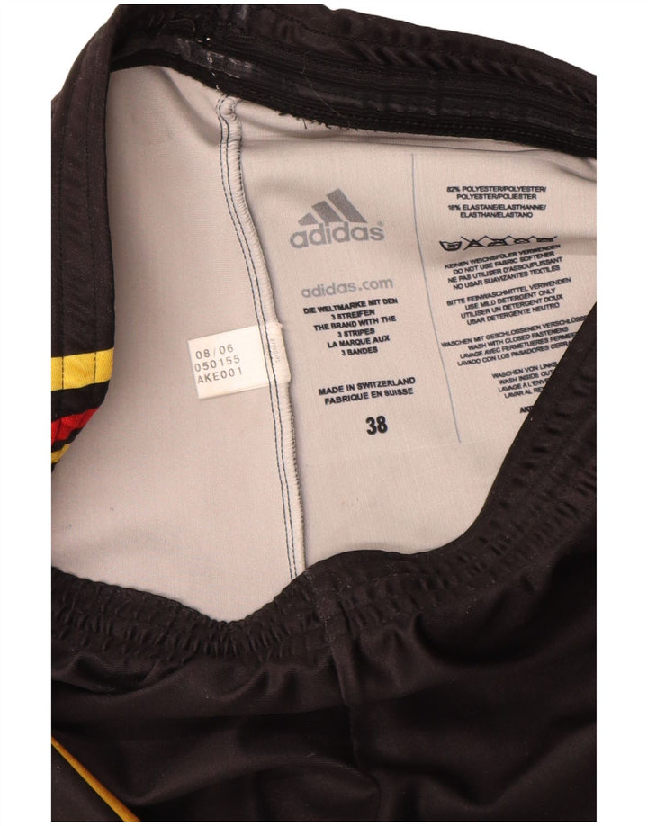 Adidas Womens Wurth Graphic Tracksuit Trousers EU 38 Medium Black Striped