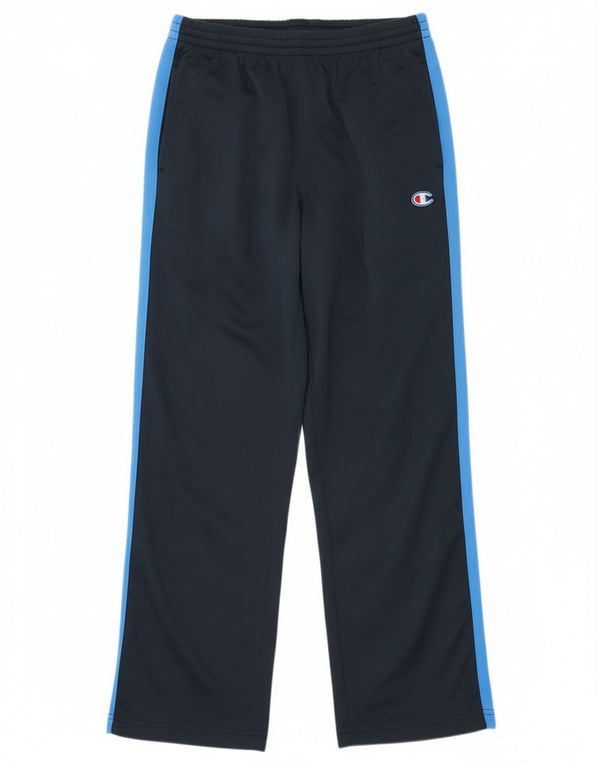 Champion Boys Tracksuit Trousers 11-12 Years Large Navy Blue Sports