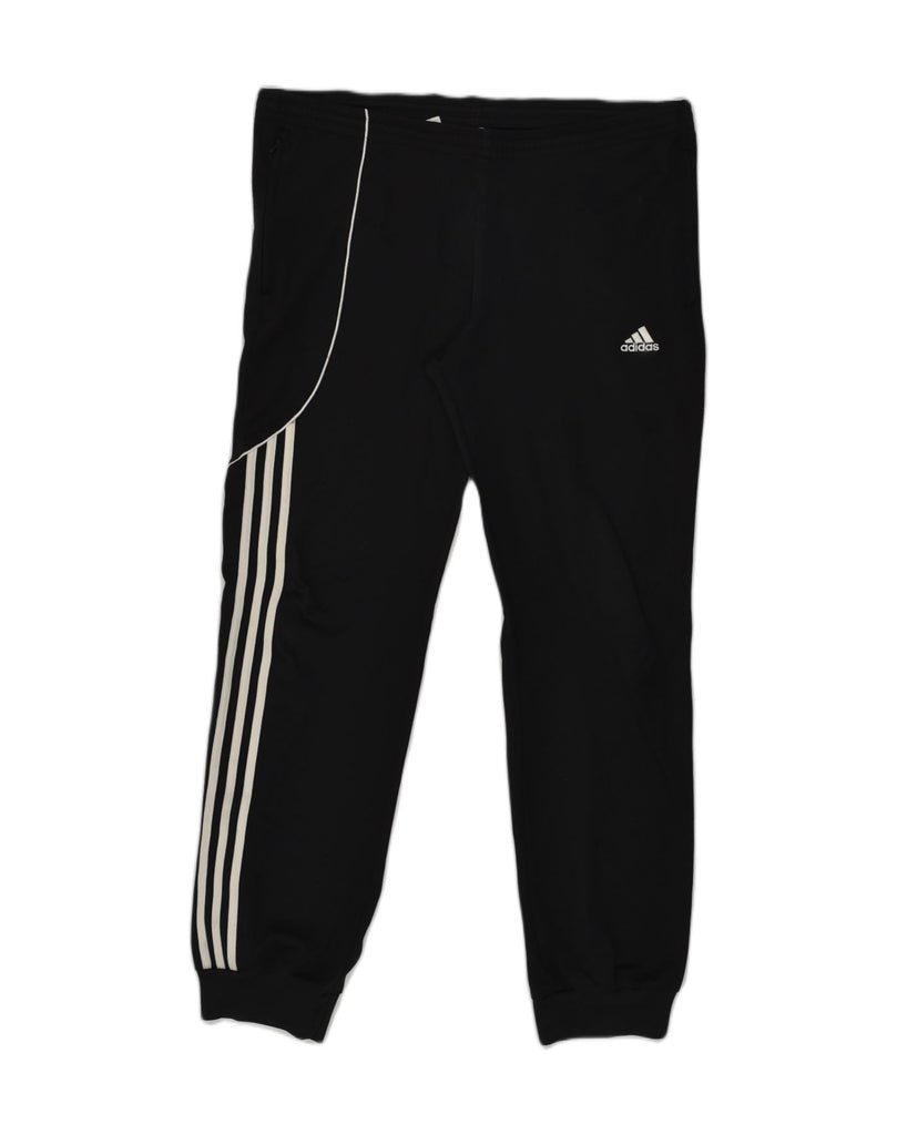 ADIDAS Boys Tracksuit Trousers Joggers 15-16 Years Black Polyester | Vintage Adidas | Thrift | Second-Hand Adidas | Used Clothing | Messina Hembry 