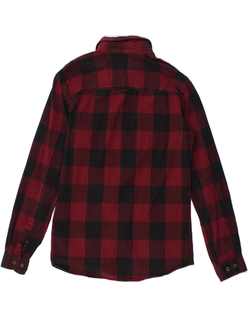 JACK & JONES Mens Shirt Medium Red Check Cotton | Vintage Jack & Jones | Thrift | Second-Hand Jack & Jones | Used Clothing | Messina Hembry 