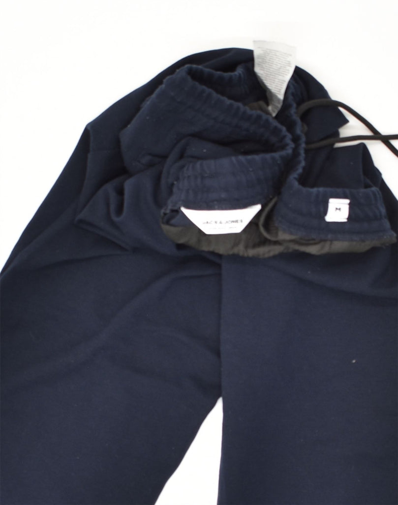 JACK & JONES Mens Tracksuit Trousers Medium Navy Blue Polyester | Vintage Jack & Jones | Thrift | Second-Hand Jack & Jones | Used Clothing | Messina Hembry 