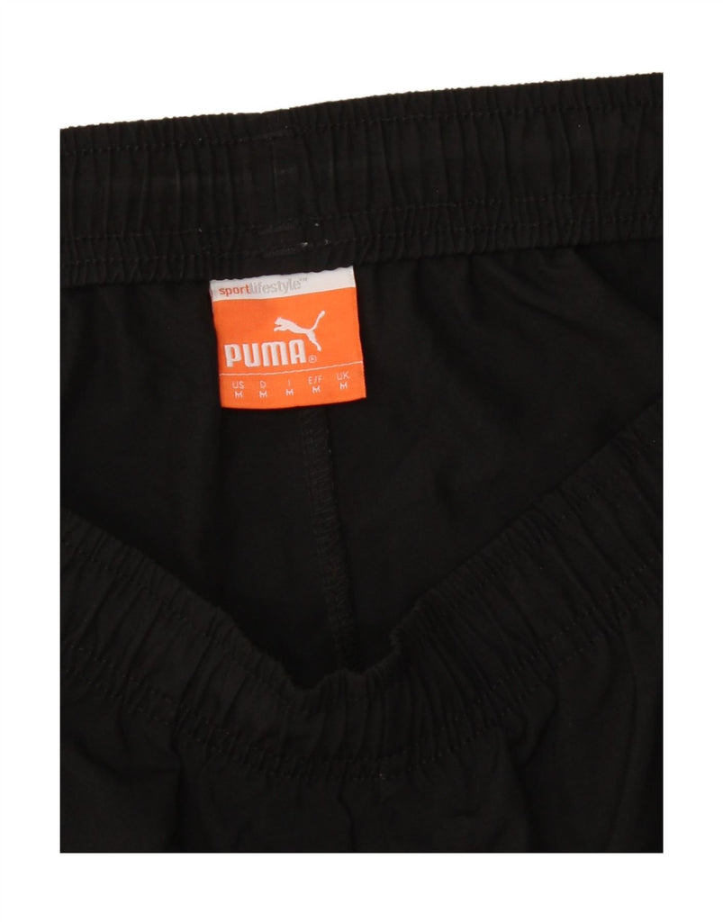 PUMA Mens Sport Shorts Medium  Black Vintage Puma and Second-Hand Puma from Messina Hembry 