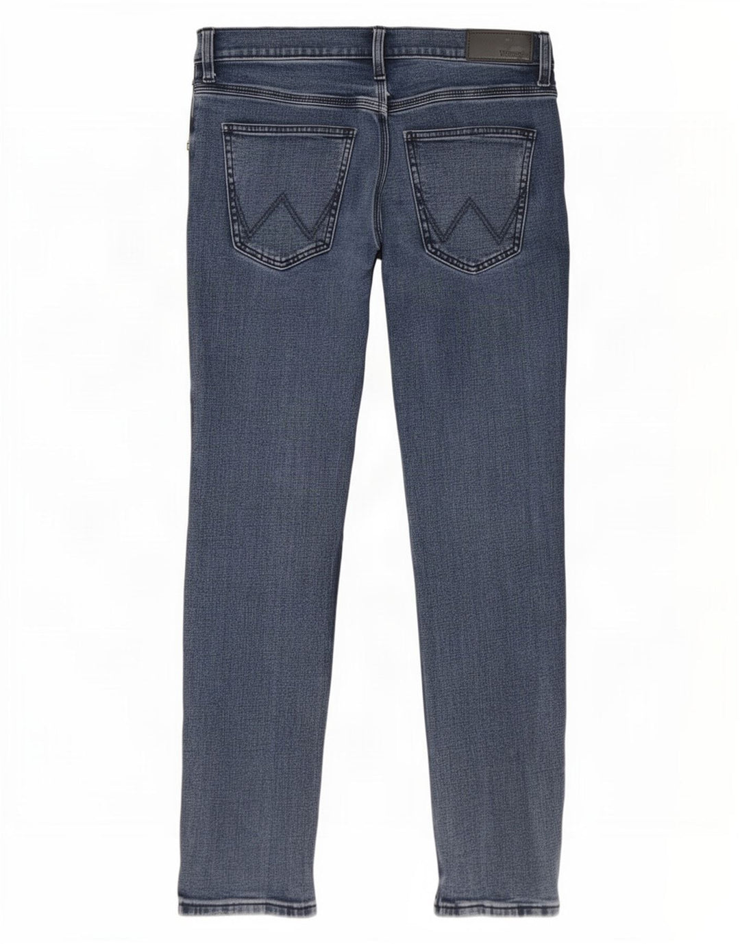 Wrangler Mens Regular Slim Jeans W32 L32 Blue Cotton